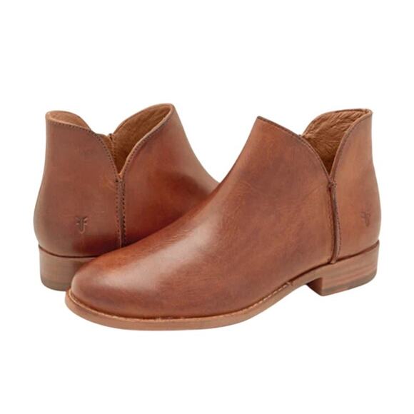 Frye Womens Melissa Shootie Boot US 6.5B EU 37 Brown Leather NIB - Picture 1 of 14